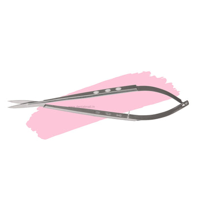 Castroviejo Scissors – Long Handle with Holes (Ergonomic Pattern)