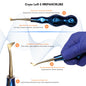 ROOT ELEVATORS PREMIUM ANATOMICAL HANDLE  SET OF 7 Pcs. #REPAHK7B2 Anatomic BLUE DLC Handle | Gold TiN Coated Tip | CNC Non-Breakable Design Joint