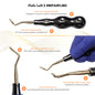 ROOT ELEVATORS PREMIUM ANATOMICAL HANDLE  SET OF 7 Pcs. #REPAHK7B3 Anatomic BLACK DLC Handle | Gold TiN Coated Tip | CNC Non-Breakable Design Joint