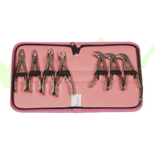 Extraction Tooth Forceps Pedo Kit Premium Quality Anatomic Handle Finger Pattern Set of 7 Pcs #ETFPK7PAH