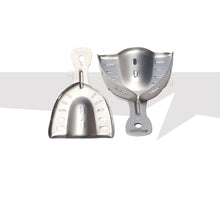 Premium Deep Impression Trays – Dentulous Perforated Satin Finish Surface Set (6 Pcs)  Model: DITDPK6P