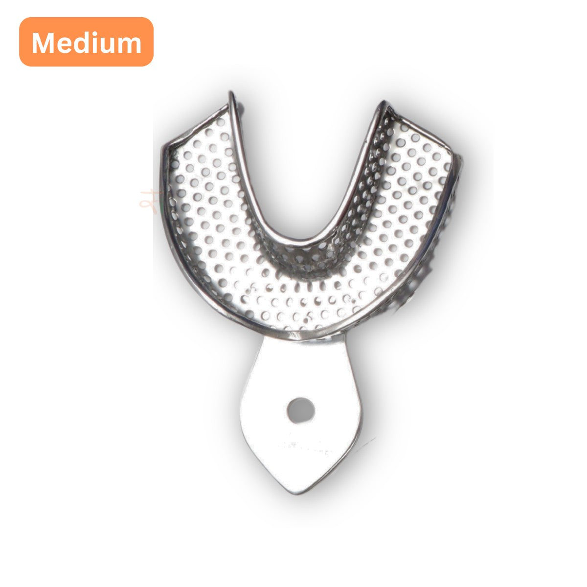 Impression Tray Dentulous Perforated Rim-Lock (Retention-Rim) Kit – Set of 8 Pcs #ITDPRLK8S