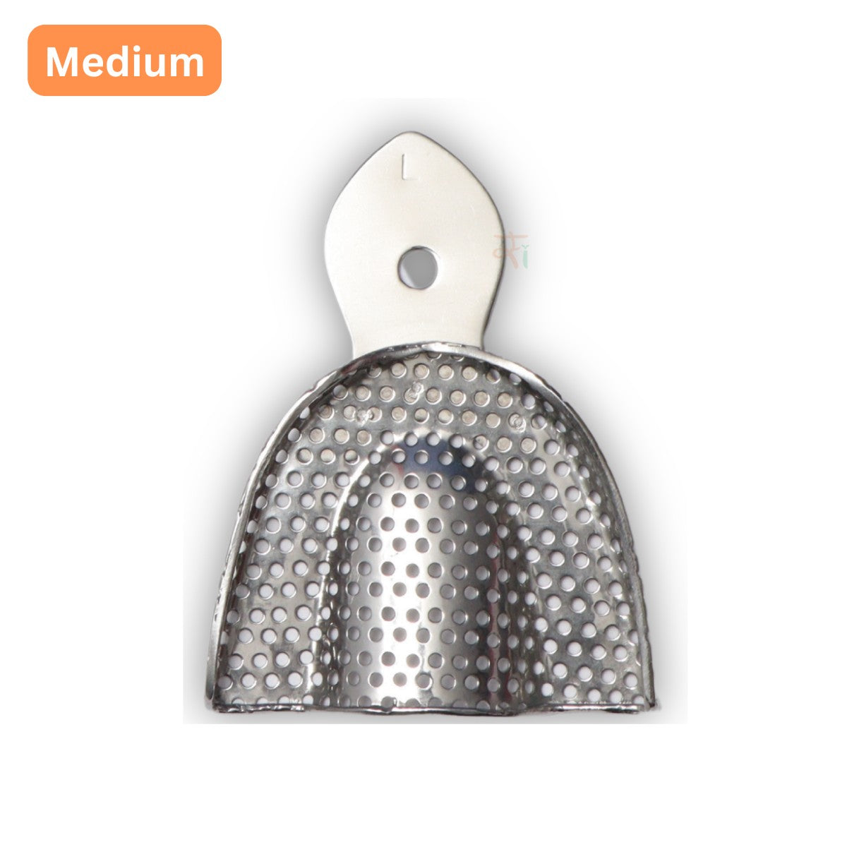 Impression Tray Dentulous Perforated Rim-Lock (Retention-Rim) Kit – Set of 8 Pcs #ITDPRLK8S