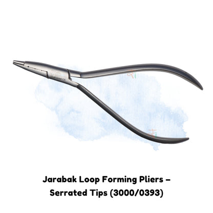Jarabak Loop Forming Pliers – Serrated Tips (3000/0393)