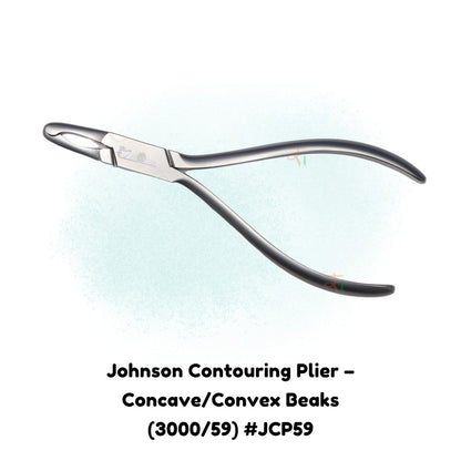 Johnson Contouring Plier – Concave/Convex Beaks (3000/59) #JCP59