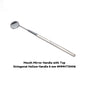 Mouth Mirror Handle With Top – Premium Diagnostic Series