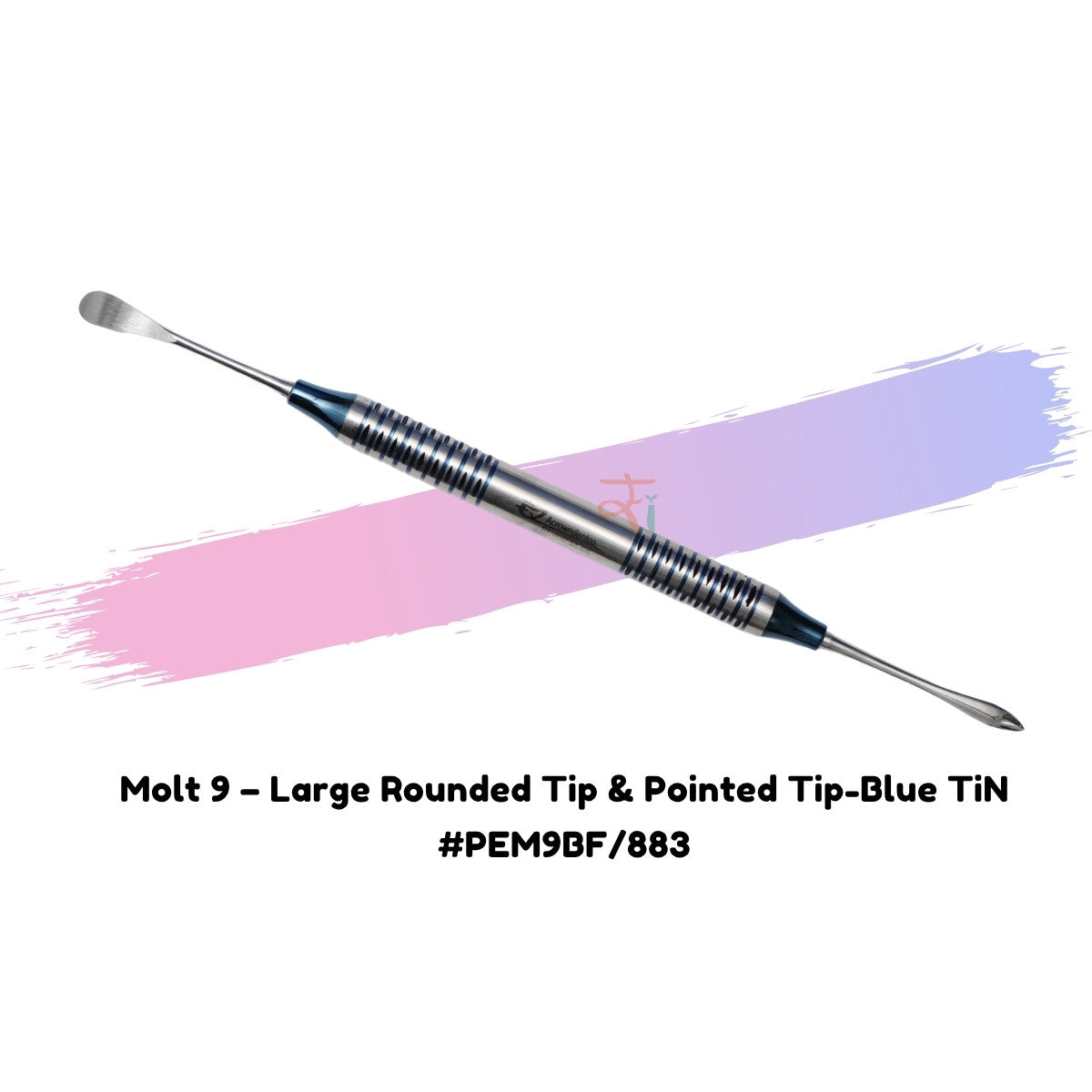 Periosteal Elevator Series – Molt 9 | Molt 6 | P24G | Prichard | Hollow Handle Pattern 10mm – Satin(Matte) | Gold TiN Coated | Blue TiN Coated | SI-DALILA/Ring Pattern