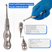 Root Elevator Cryer Set of 3 Pcs – Premium SI-Anatomic Handle Sand-Blasting Pattern #RECRK3PAH