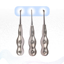 Root Elevator Cryer Set of 3 Pcs Premium Anatomic Handle Pattern #RECRK3PAH