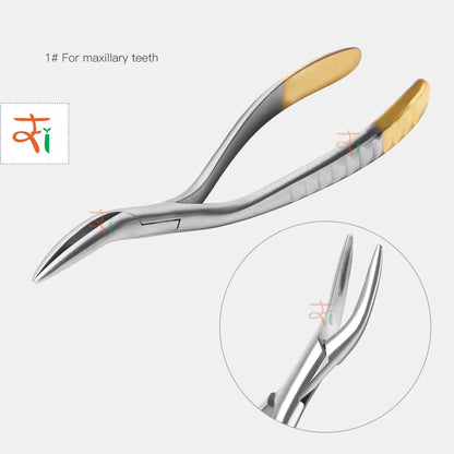 Root Fragment Minimally Invasive Tooth Extraction Forceps Set – 3 Pcs. #RFMITEFK3AGH
