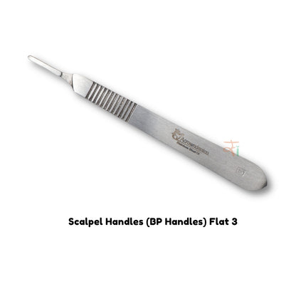 Scalpel Handles (BP Handles) For No: 3 & 4 Variants: Flat, Round, SI-DALILA
