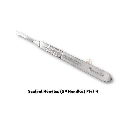 Scalpel Handles (BP Handles) For No: 3 & 4 Variants: Flat, Round, SI-DALILA
