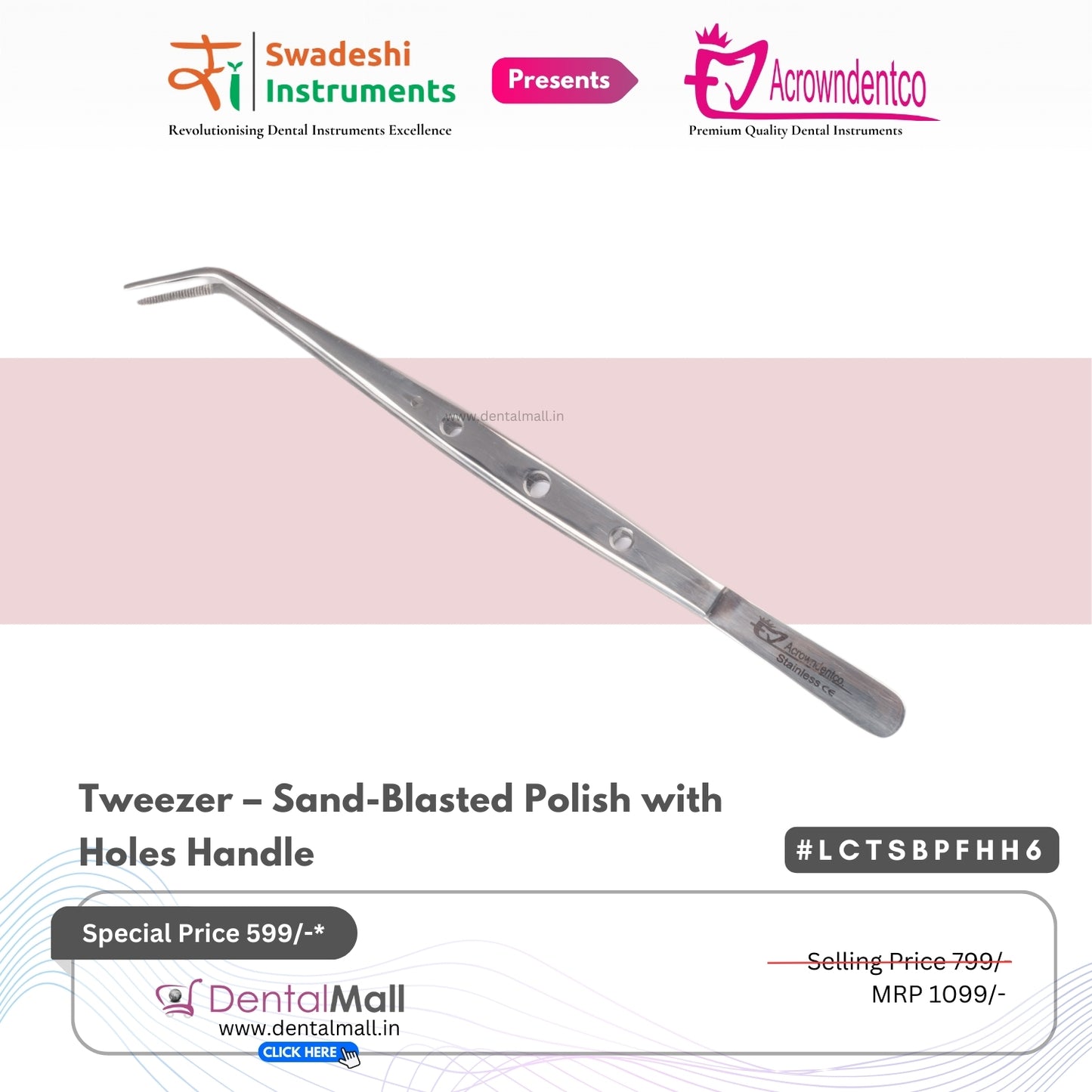 Tweezer Series – SI-Anatomical Handle Collection (Premium Dental Tweezers for Precision, Comfort & Reliability)