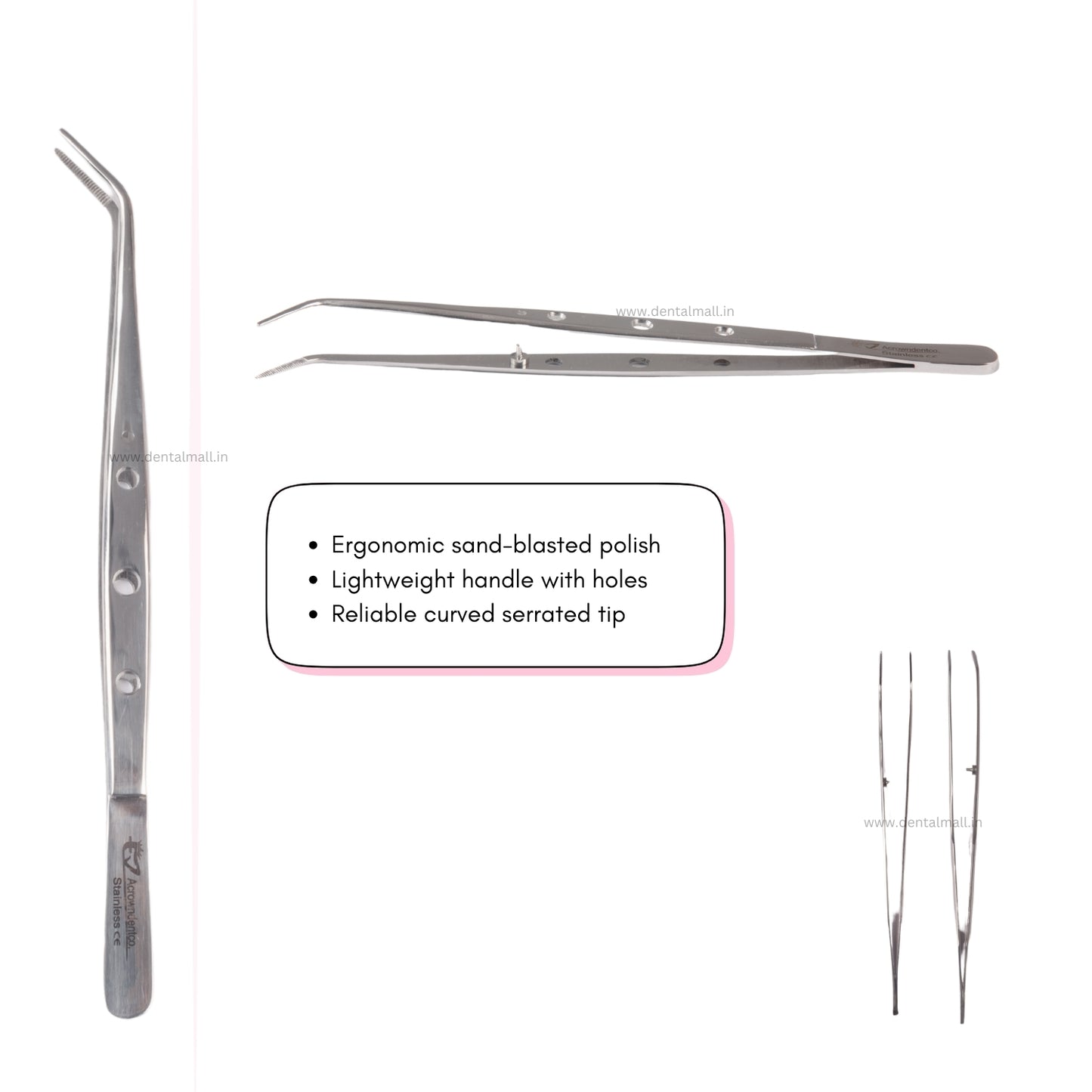 Tweezer Series – SI-Anatomical Handle Collection (Premium Dental Tweezers for Precision, Comfort & Reliability)