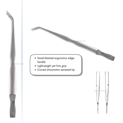 Tweezer Series – SI-Anatomical Handle Collection (Premium Dental Tweezers for Precision, Comfort & Reliability)
