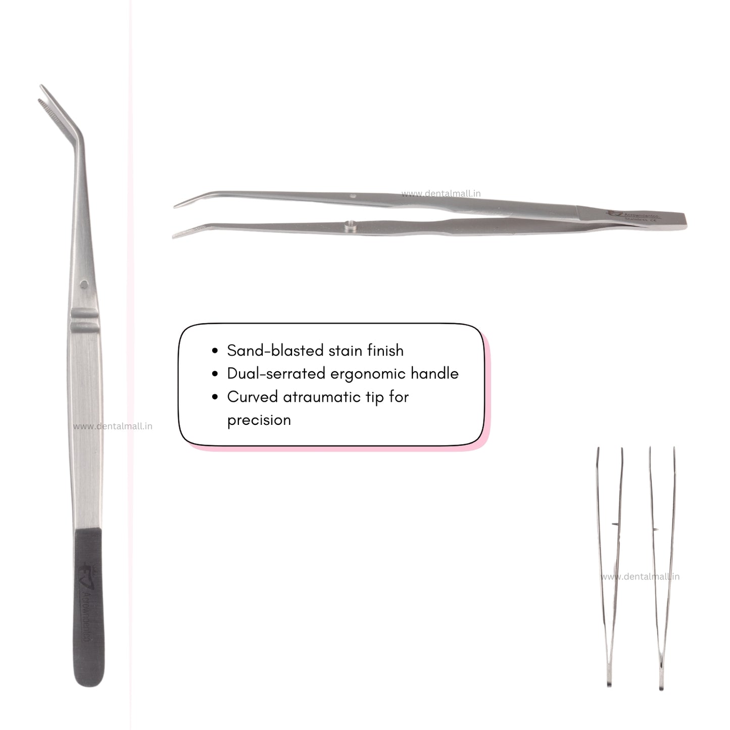 Tweezer Series – SI-Anatomical Handle Collection (Premium Dental Tweezers for Precision, Comfort & Reliability)
