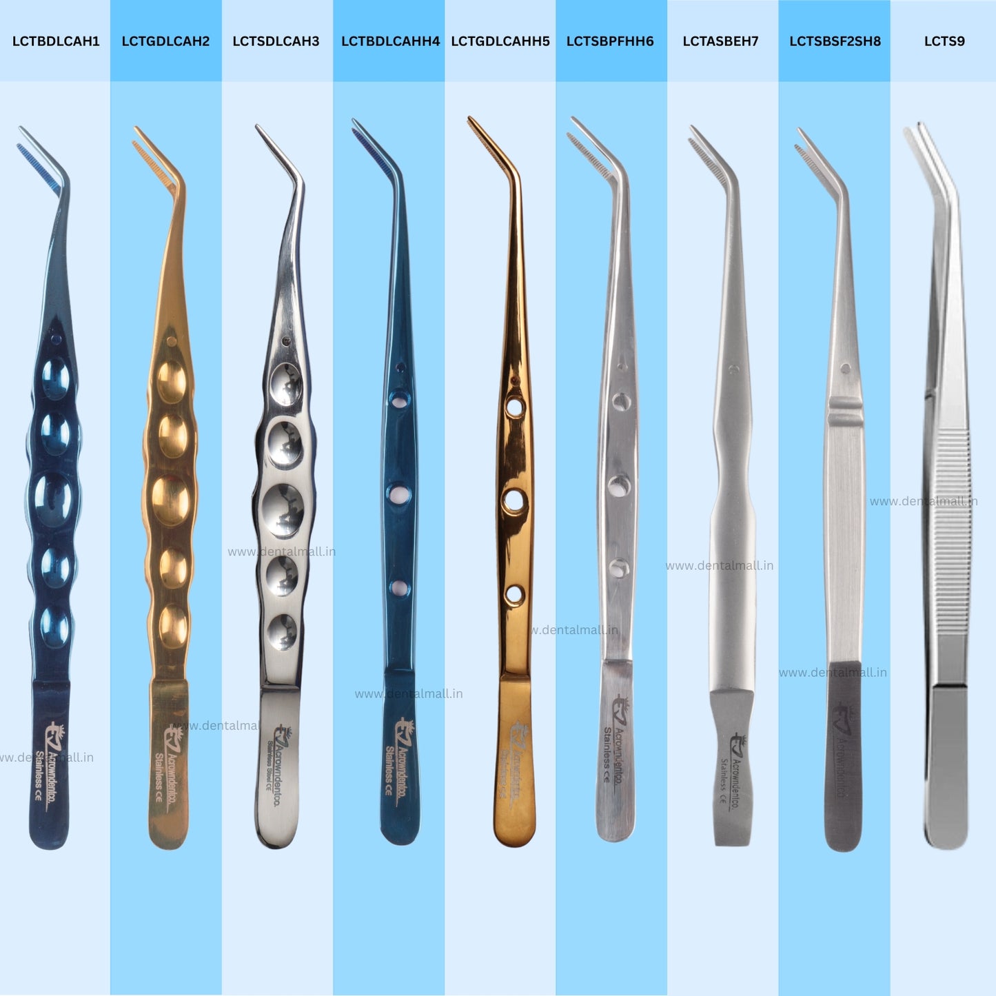 Tweezer Series – SI-Anatomical Handle Collection (Premium Dental Tweezers for Precision, Comfort & Reliability)