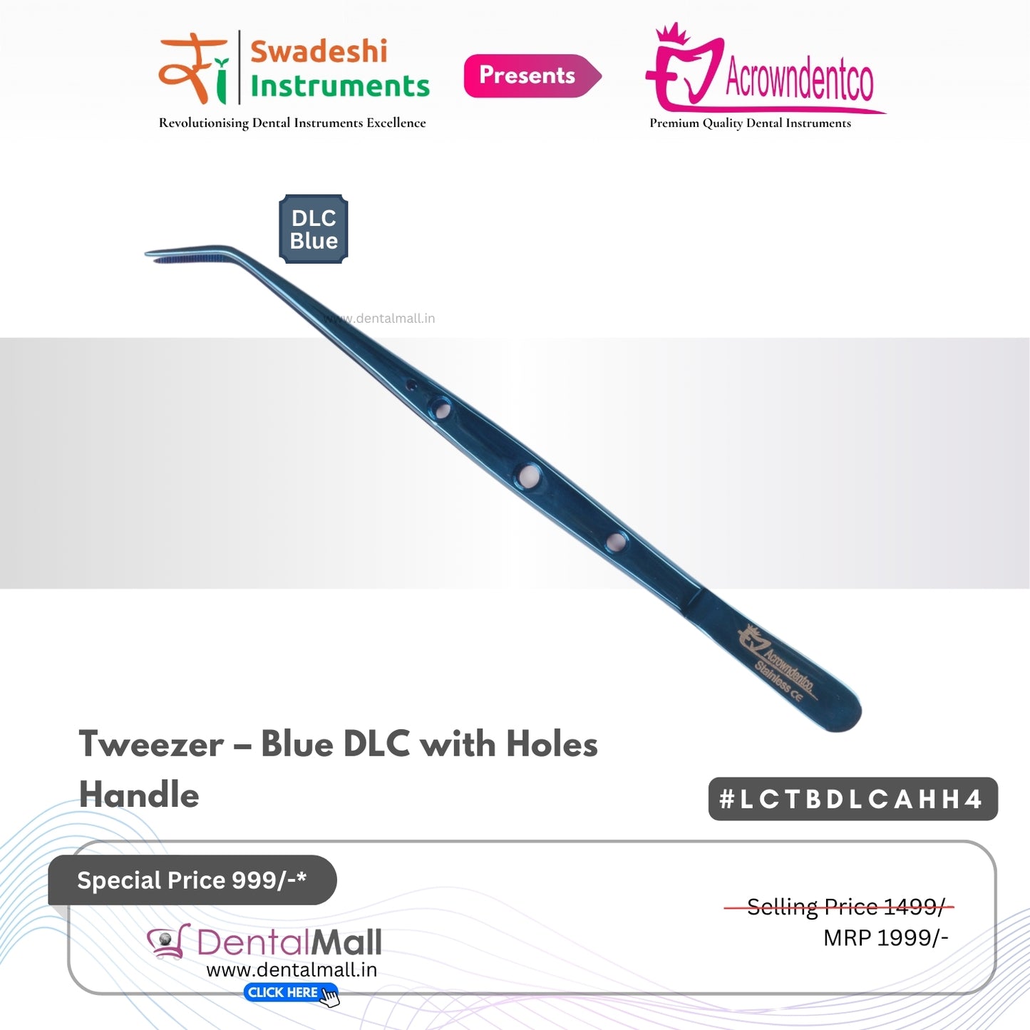 Tweezer Series – SI-Anatomical Handle Collection (Premium Dental Tweezers for Precision, Comfort & Reliability)