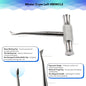 Root Elevators Kit with Crossbar Set of 9 Pcs (Non-Magnetic Handle) #RECBK9