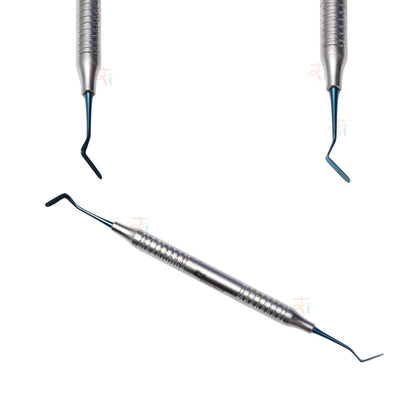 Composite Filling Instrument Set of 6 Pcs – Blue DLC Coated Stain Handle Pattern #CFIB2DLCK6SH
