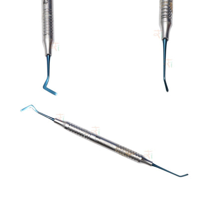 Composite Filling Instrument Set of 6 Pcs – Blue DLC Coated Stain Handle Pattern #CFIB2DLCK6SH