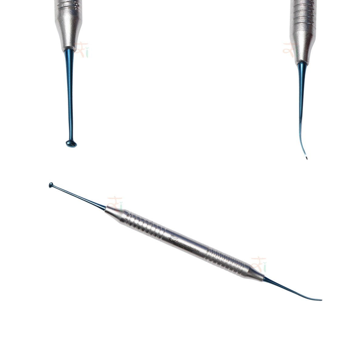 Composite Filling Instrument Set of 6 Pcs – Blue DLC Coated Stain Handle Pattern #CFIB2DLCK6SH