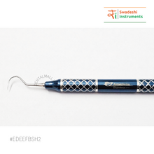 Explorer Double-Ended – Blue TiN Coated #EDEEFBSH2