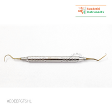 Explorer Double-Ended – Gold TiN Coated Tips SI-Stain #EDEEFGTSH1