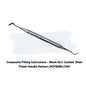 Composite Filling Instrument Set of 6 Pcs – Black DLC Coated  Stain Finish Handle Pattern #CFIB3DLCK6SH