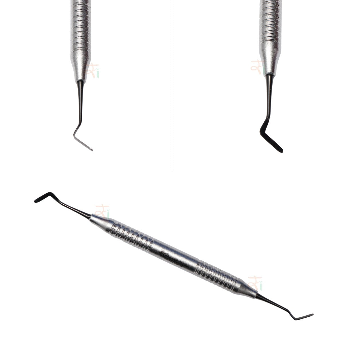 Composite Filling Instrument Set of 6 Pcs – Black DLC Coated  Stain Finish Handle Pattern #CFIB3DLCK6SH