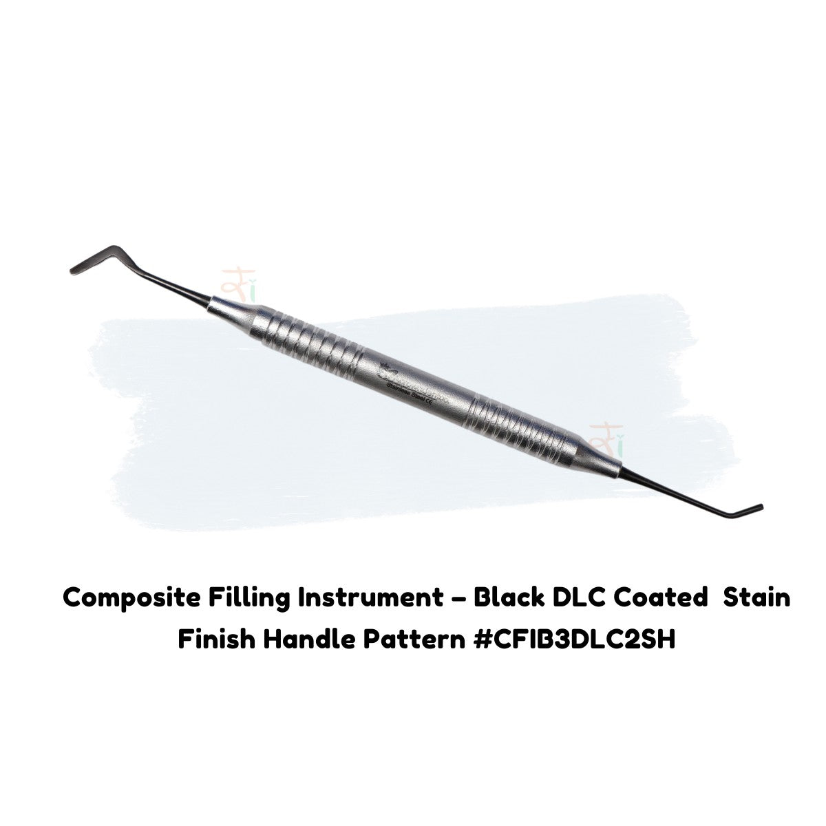 Composite Filling Instrument Set of 6 Pcs – Black DLC Coated  Stain Finish Handle Pattern #CFIB3DLCK6SH