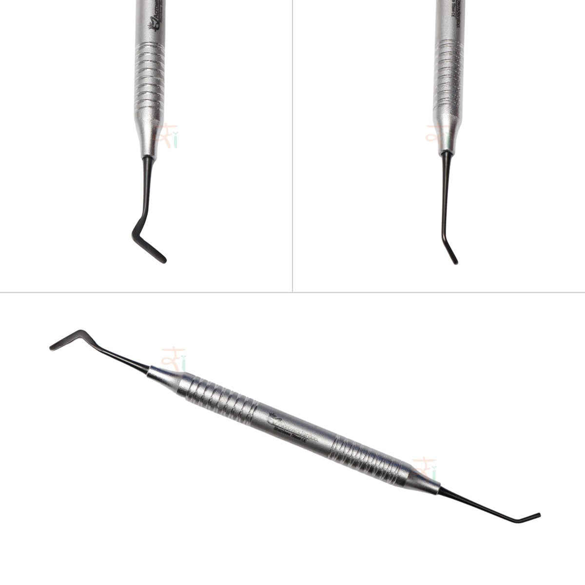 Composite Filling Instrument Set of 6 Pcs – Black DLC Coated  Stain Finish Handle Pattern #CFIB3DLCK6SH