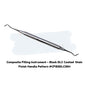Composite Filling Instrument Set of 6 Pcs – Black DLC Coated  Stain Finish Handle Pattern #CFIB3DLCK6SH
