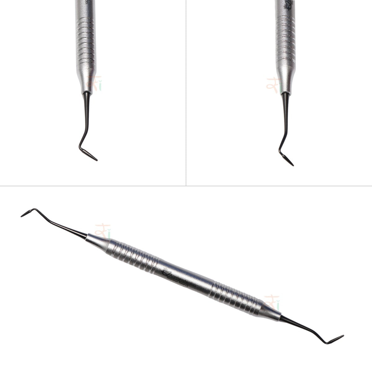 Composite Filling Instrument Set of 6 Pcs – Black DLC Coated  Stain Finish Handle Pattern #CFIB3DLCK6SH