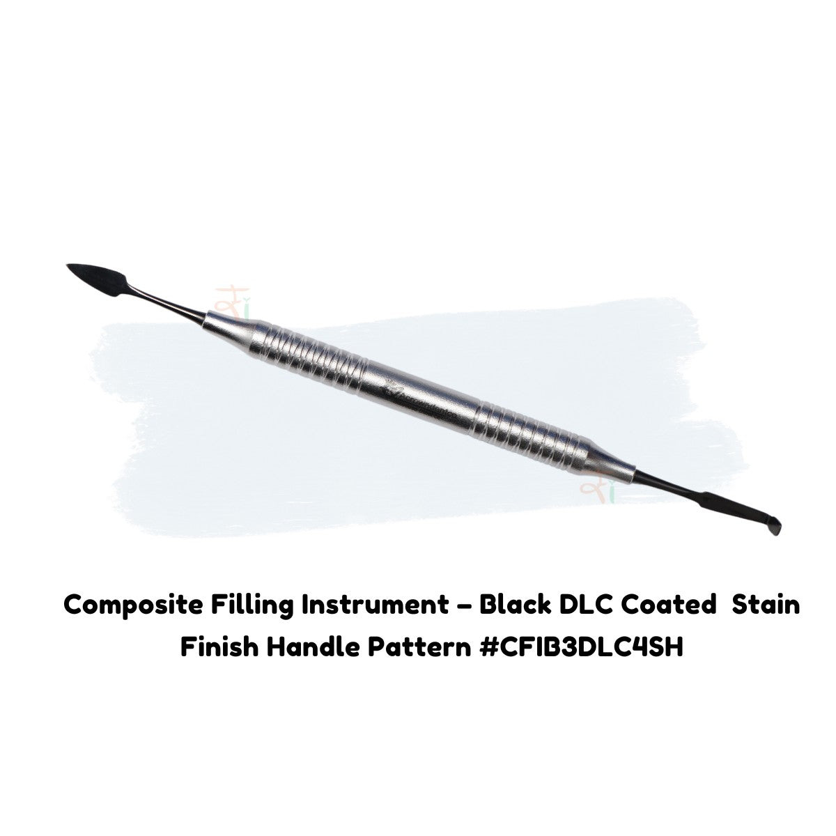 Composite Filling Instrument Set of 6 Pcs – Black DLC Coated  Stain Finish Handle Pattern #CFIB3DLCK6SH