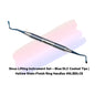 Sinus Lifting Instrument Set – 6 Pcs Blue DLC Coated Tips | Hollow Stain-Finish Ring Handles #SLIBDLCK6