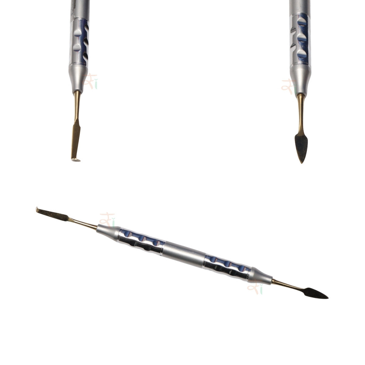 Composite Filling Instrument Set of 6 Pcs – Gold DLC Coated (Anatomical Hollow Handle) | #CFIGDLCK6AH