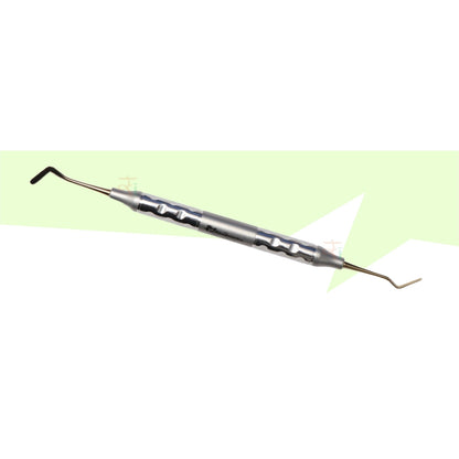 Composite Filling Instrument Set of 6 Pcs – Gold DLC Coated (Anatomical Hollow Handle) | #CFIGDLCK6AH