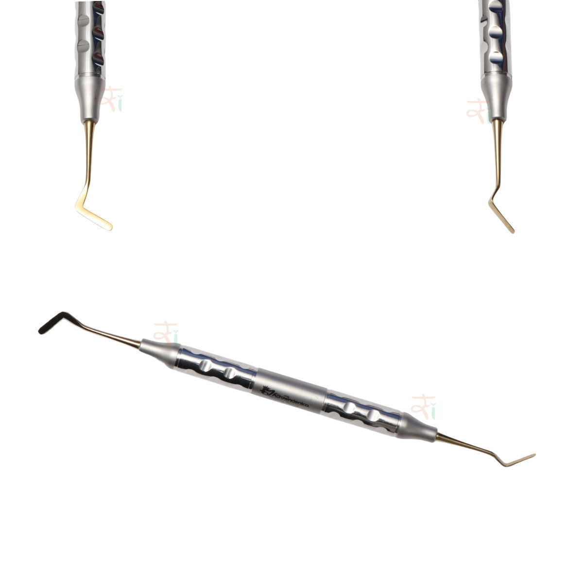 Composite Filling Instrument Set of 6 Pcs – Gold DLC Coated (Anatomical Hollow Handle) | #CFIGDLCK6AH