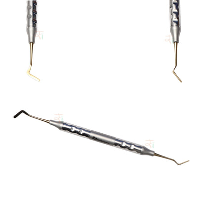 Composite Filling Instrument Set of 6 Pcs – Gold DLC Coated (Anatomical Hollow Handle) | #CFIGDLCK6AH