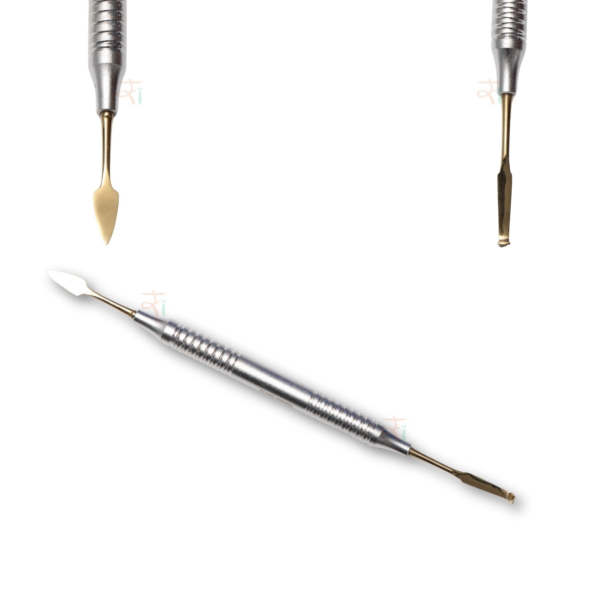 Composite Filling Instrument Set of 6 Pcs – Gold DLC Coated (Stain Handle Pattern) | #CFIGDLCK6SH