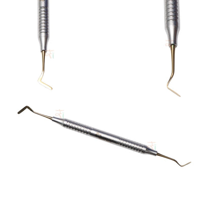 Composite Filling Instrument Set of 6 Pcs – Gold DLC Coated (Stain Handle Pattern) | #CFIGDLCK6SH
