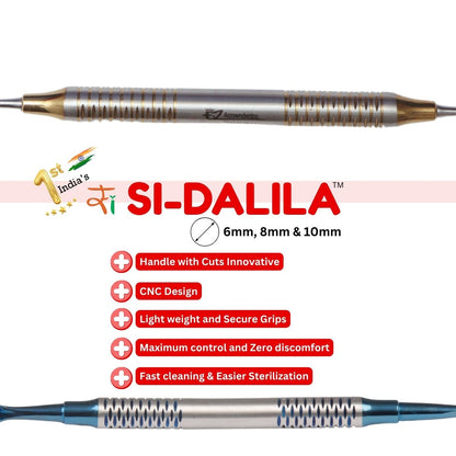 SI-DALILA darts with features listed on a white background